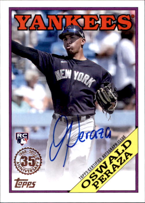 Topps Autographs Oswald Peraza